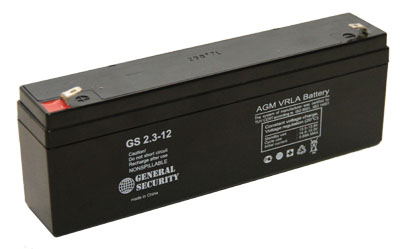 GS 2,3-12 - аккумулятор General Security 2.3ah 12V  